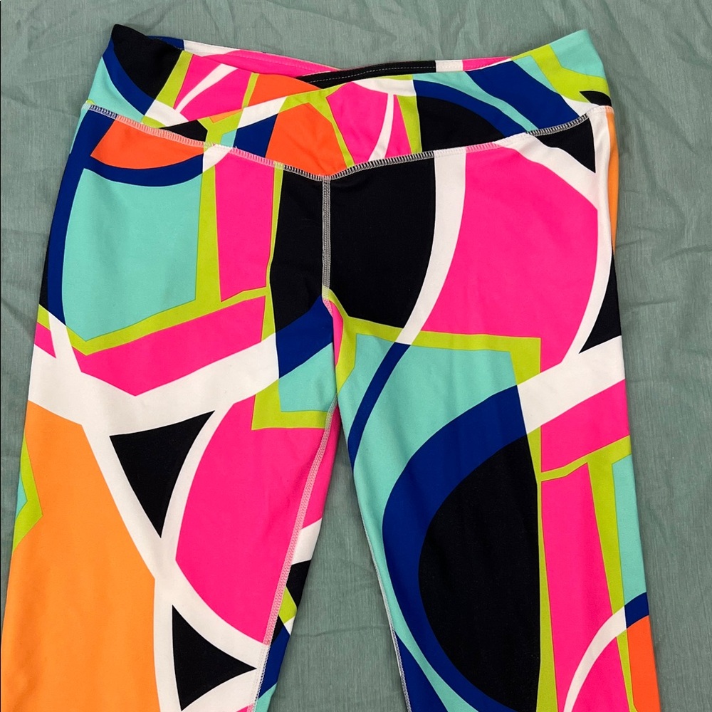Colorful Geometric Print Leggings